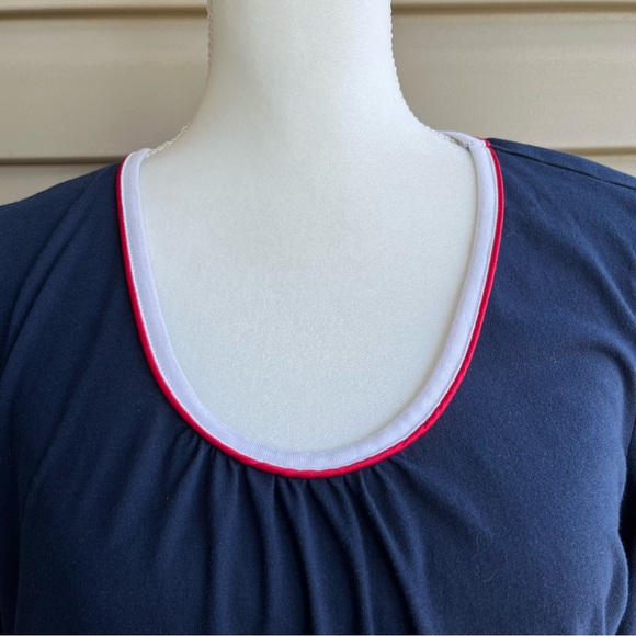 •Nautica• Scooped Neckline Pullover Knit Top - Size Large - Picture 3 of 8